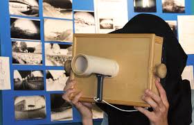 Camera obscura als Illustration der Workshops zur Lochkamera in Cavaillon