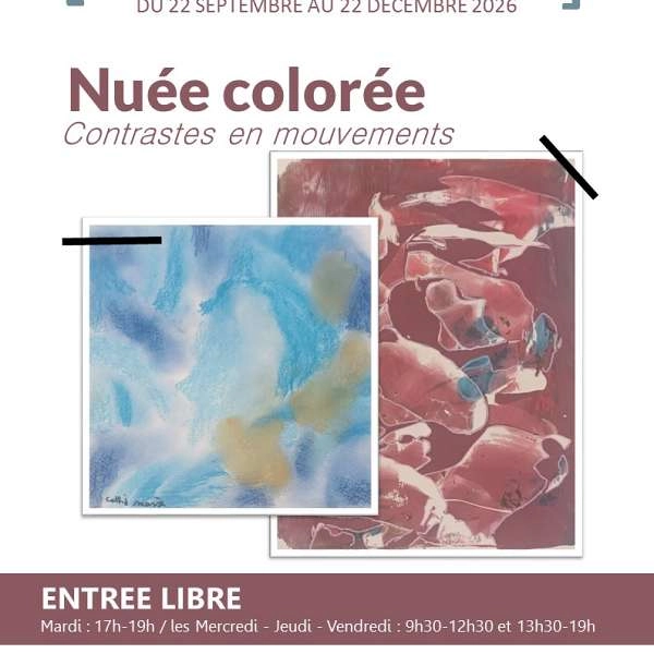 Farbenfrohe Wolkenausstellung — Kontraste in Bewegung in Cavaillon