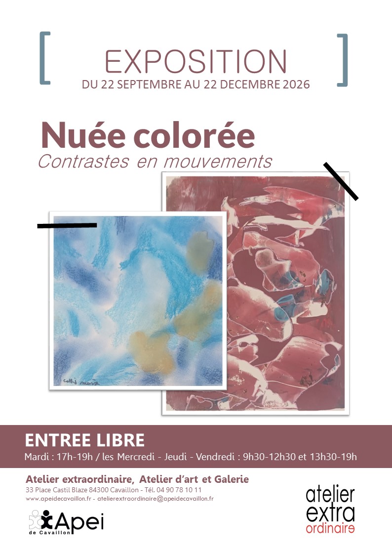 Farbenfrohe Wolkenausstellung der Künstler des Atelier Extraordinary in Cavaillon