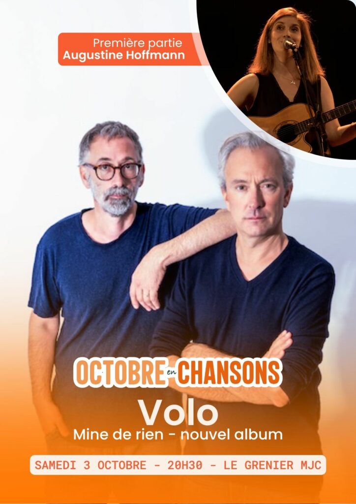 Volo im Konzert in Cavaillon bei Octobre en Chansons 2026 Volo im Konzert im Le Grenier der MJC de Cavaillon bei Octobre en Chansons 2026