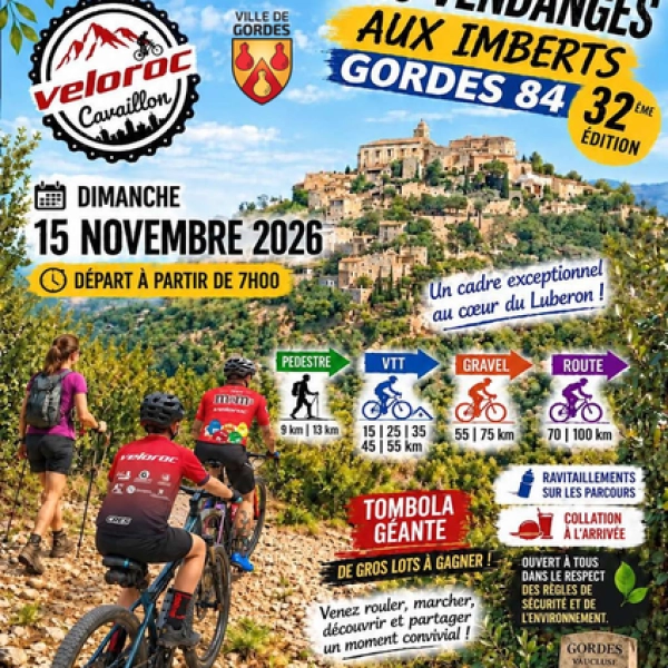 32. Ausgabe - Weinlese-Wanderung und Radtour in Gordes