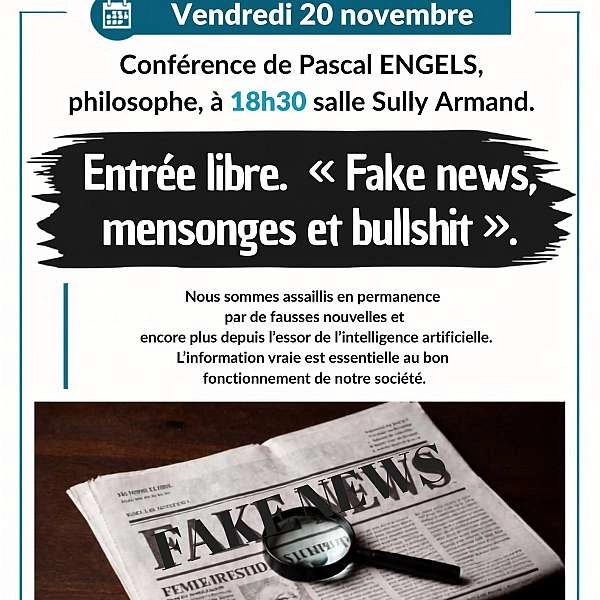 Fake News, Lügen und Blödsinn: Konferenz in Cabrières-d'Avignon