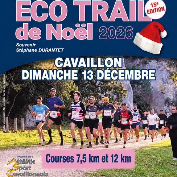 Weihnachts-Öko-Trail in Cavaillon: Nordic Walking und Laufen