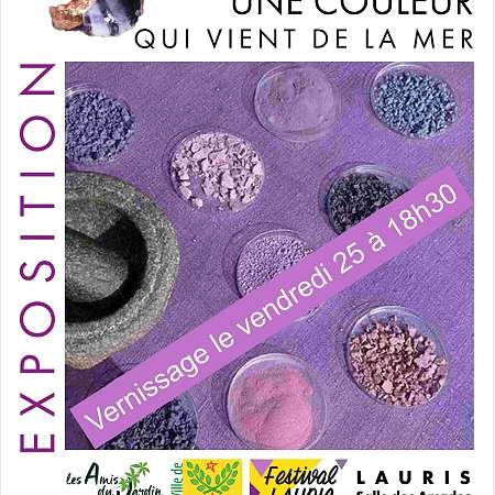 Ausstellung Purpur: eine Farbe aus dem Meer in Lauris