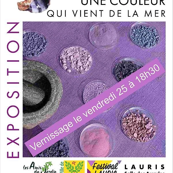 Ausstellung Purpur: eine Farbe aus dem Meer in Lauris