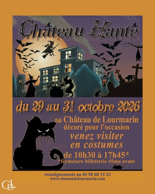 Spukschloss zu Halloween 2026 im Château de Lourmarin