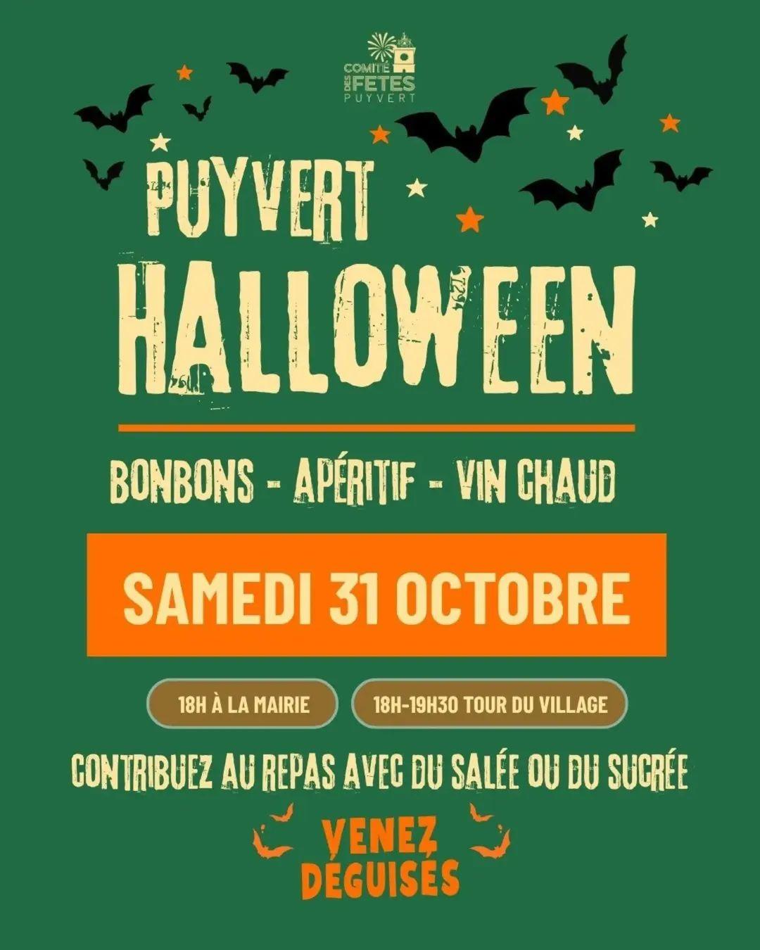 Halloween in Puyvert am 31. Oktober 2026