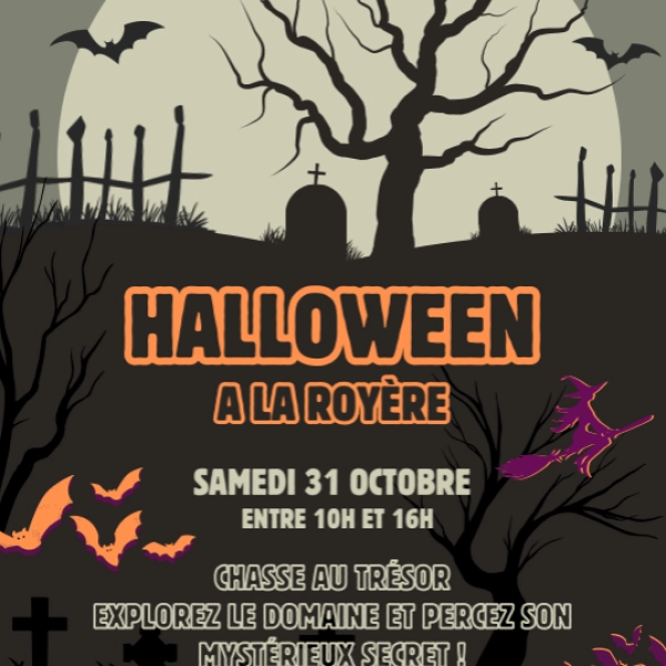 Halloween auf La Royère in Oppède: Schatzsuche