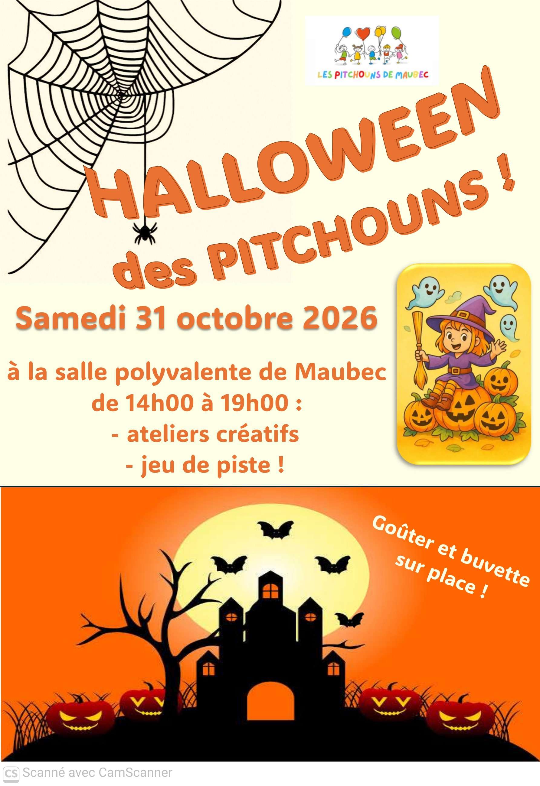 Halloween für Kinder in Maubec mit Spielen und Aktivitäten