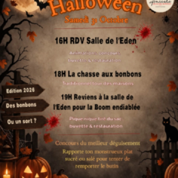 Halloween in Robion: Spiele, Süßigkeitenjagd und Party