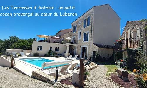 Les Terrasses d'Antonin - Son jardin au coeur du village de Grambois dans le Luberon