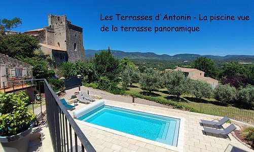 Les Terrasses d'Antonin - Une Piscine dans un décor de rève