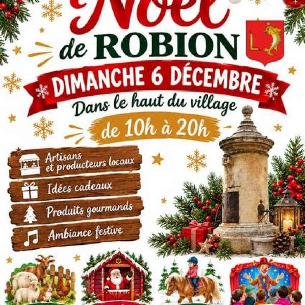 Weihnachtsmarkt in Robion 2026: Kunsthandwerk und Aktivitäten