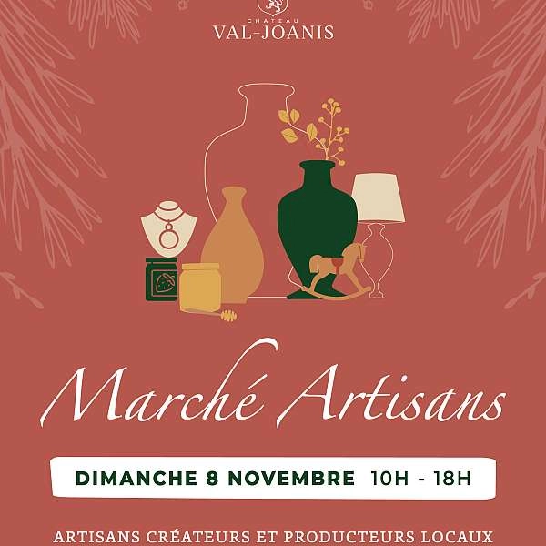 Kunsthandwerkermarkt im Château Val Joanis in Pertuis