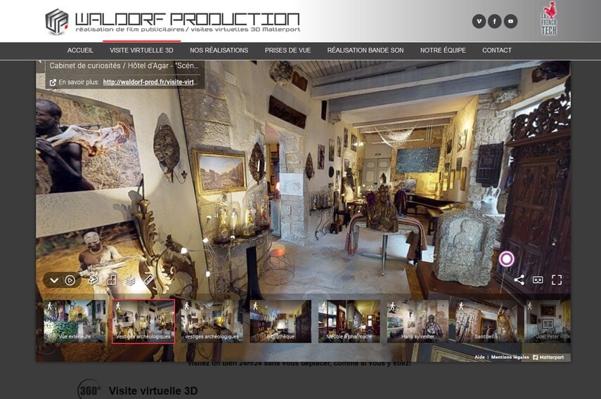 Visite virtuelle - Hotel D