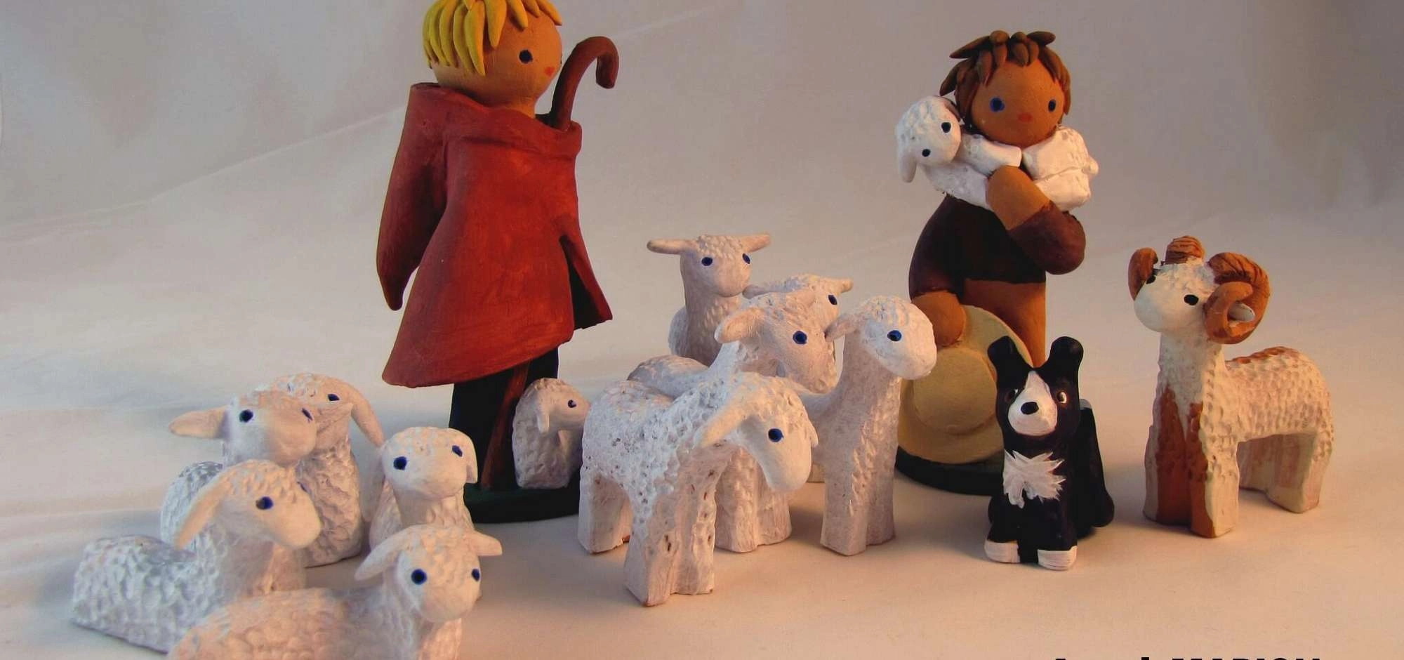 Santons und Keramik von Les Roures