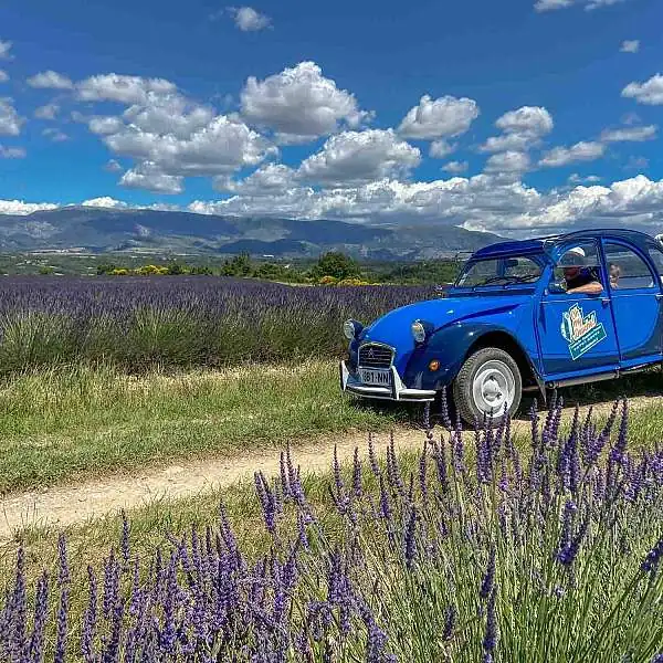 Auf den Straßen des Luberon in einem 2CV