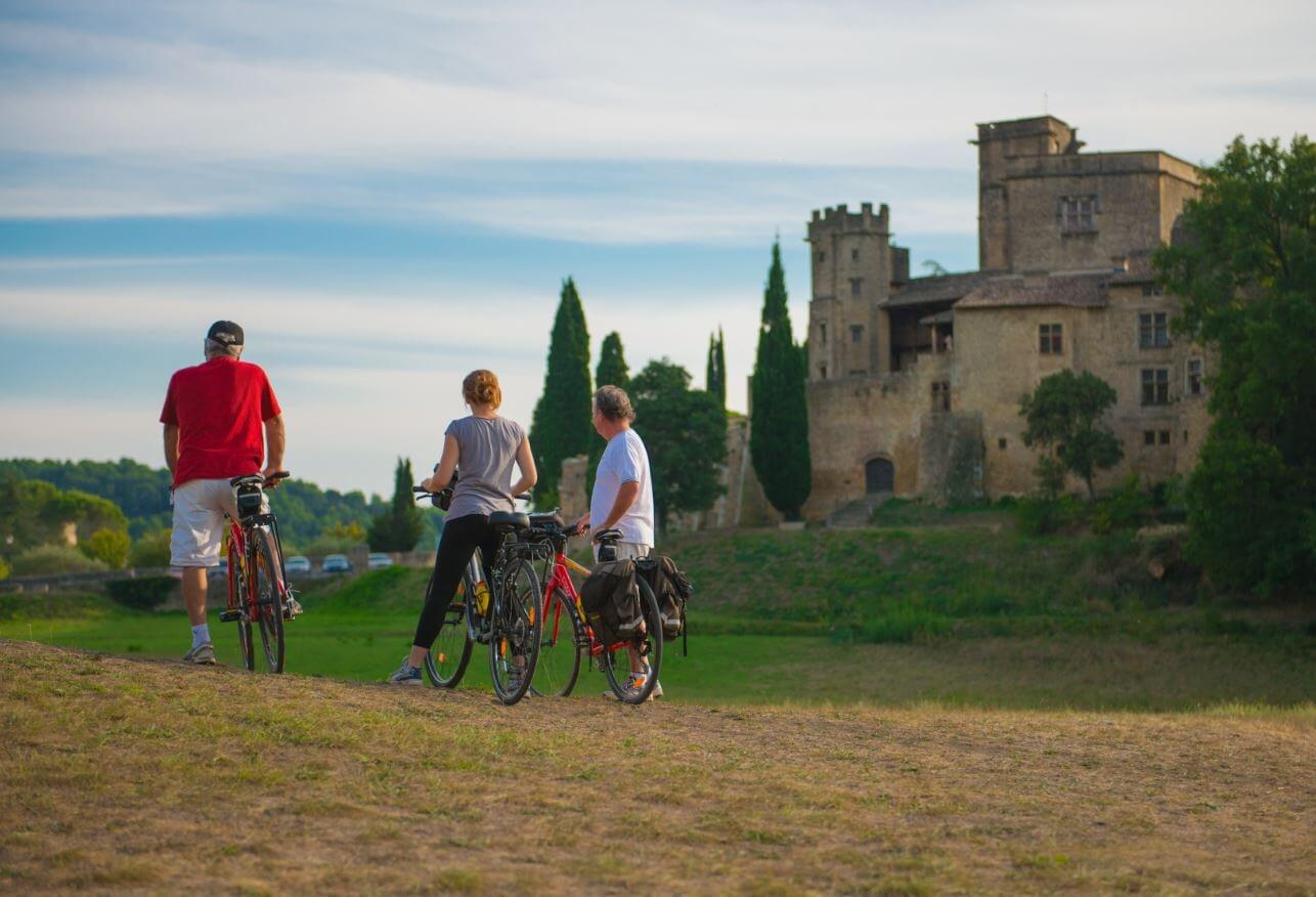 Radroute Lourmarin Cucuron Cadenet im Luberon