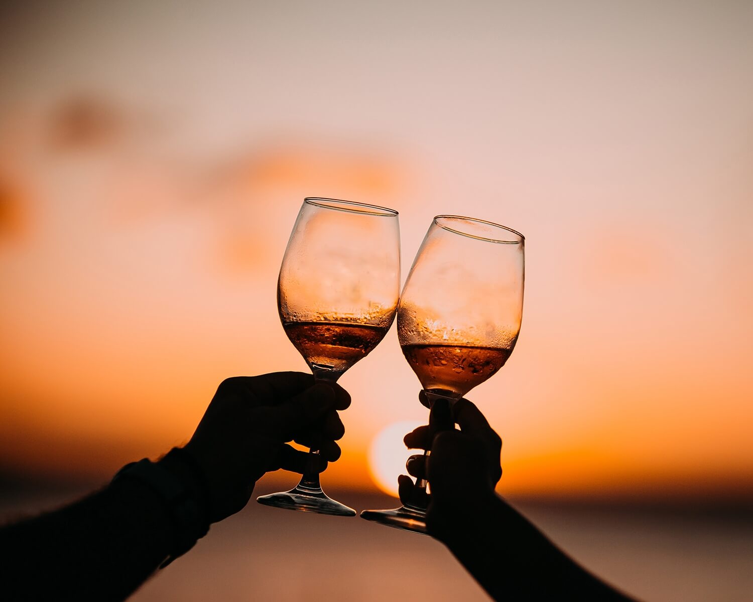 Sunsets Vignerons im Luberon bei Sonnenuntergang