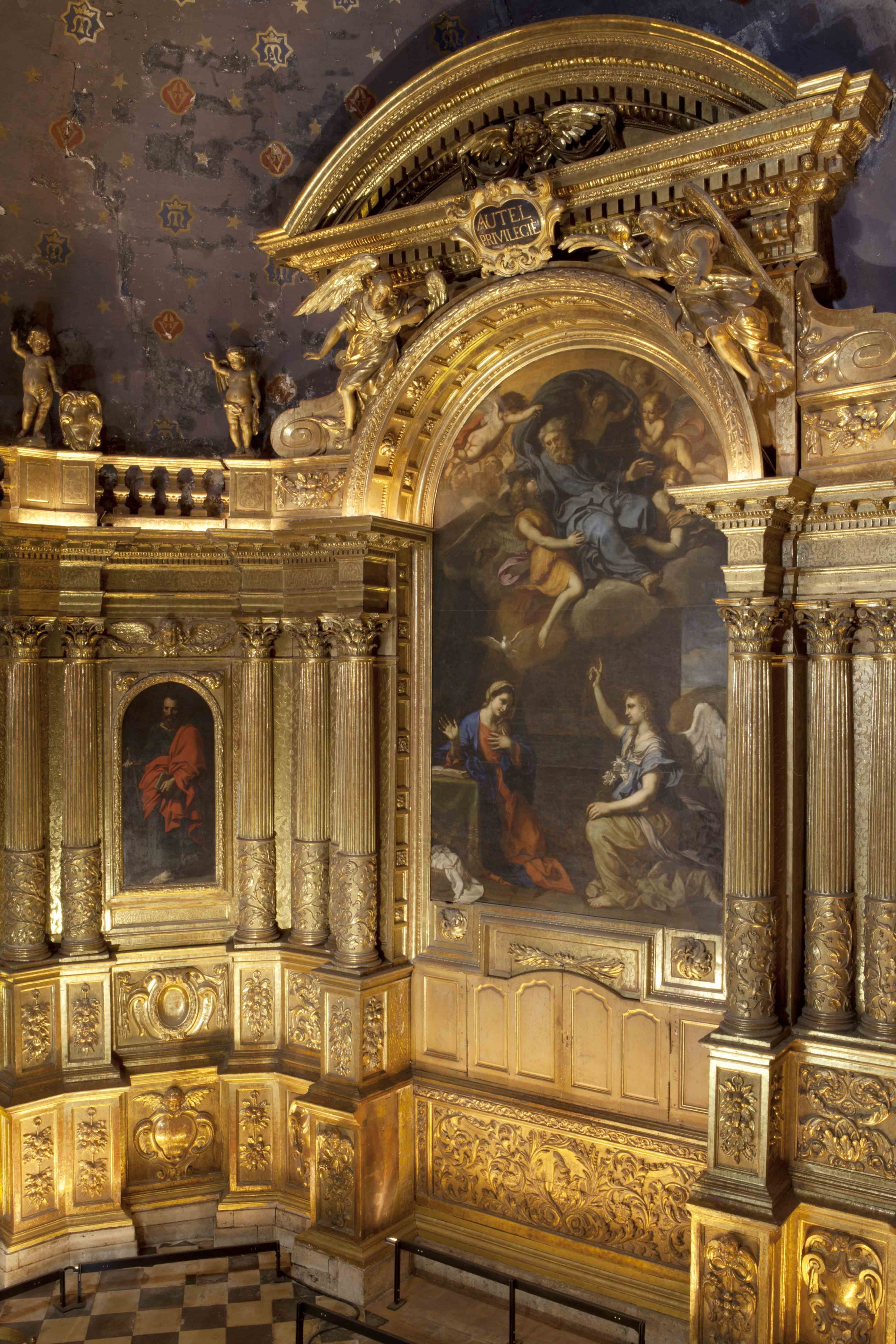 Kapelle Saint Véran in der Kathedrale von Cavaillon Kapelle oder Darstellung des Heiligen Véran in der Kathedrale von Notre-Dame und Saint-Véran in Cavaillon