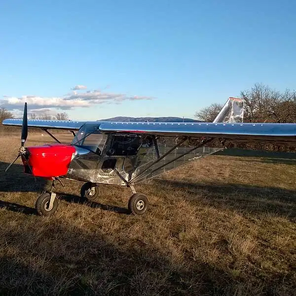 Lufttaufe im Ultraleichtflugzeug mit Flying Spirit