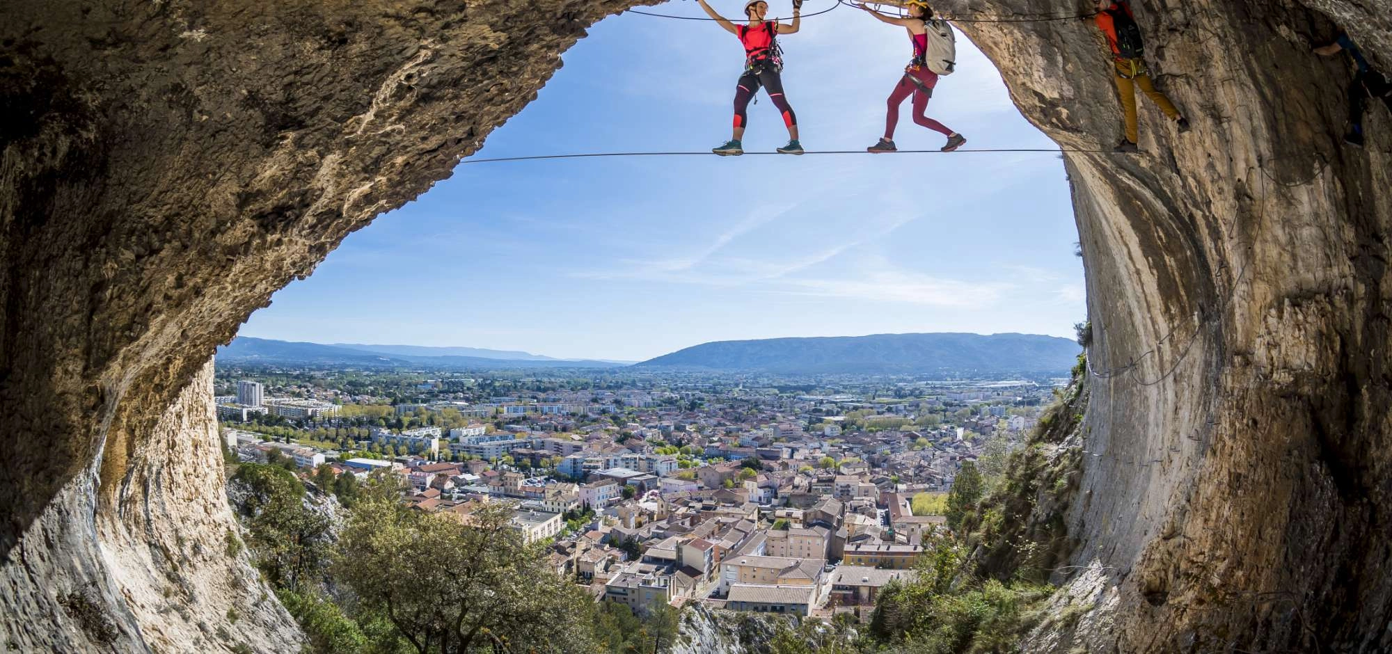Ein Nachmittag auf der Via Ferrata von Cavaillon
